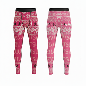 Breathable Full Length Customized Compression Leggings Thermal Base Layer Sports Running Fitness All Over Printed Design Pants - Product Image 6