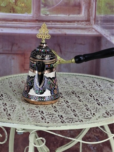 3 types de cafetières turques en cuivre, faites à la main, en forme de rose, 1 mm d'épaisseur, écologiques, design moderne - Product Image 3