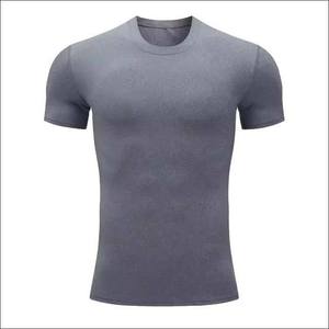 Camiseta Deportiva Ajustada OEM para Hombre, Camiseta de Gimnasio de Tela Elástica, Camiseta Atlética de Marca Privada - Product Image 4
