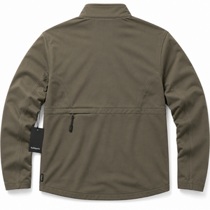 <b>Men's</b> Winter Windproof Softshell <b>Pullover</b> Water Resistant Tactical Jacket Outdoor Hiking Workwear Quarter Zip Jacket - Product Image 2