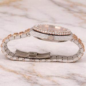 Reloj Clásico con Diamantes Moissanite, Totalmente Cubierto de Piedras, Estilo Hip Hop, Movimiento Automático VVS, Reloj de Lujo de Acero Inoxidable 2026 - Product Image 3