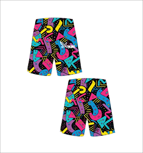 Pantalones Cortos de Baloncesto Sublimados Personalizados Negros, Pantalones Deportivos Transpirables de Malla para Hombre, Uniforme de Equipo, Ropa Deportiva de Secado Rápido para Gimnasio - Product Image 1