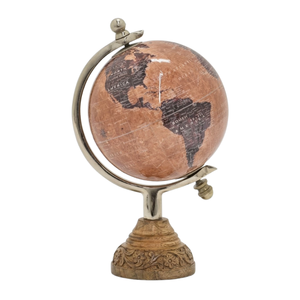 Petit globe terrestre vintage de haute qualité, globe géographique décoratif antique pour la maison, le bureau, la salle d'étude, le bureau - Product Image 1