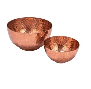 ชุดชามทองเหลืองทองแดงแบบอินเดีย 2 ใบ ผลิตจากวัสดุรักษ์โลก เหมาะสำหรับเสิร์ฟของหวาน ชามตกแต่งสำหรับเสิร์ฟอาหารในครัว - Product Image 1