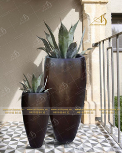 GRC Large Modern Planter Durable Plant <b>Pot</b> Decorative Outdoor Patio Garden <b>Pots</b> for Plants Outdoor Landscape Design - Product Image 2