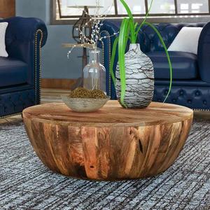 Mango Solid Wood Coffee <b>Table</b> Compact <b>Centre</b> <b>Table</b> For Living Room Sofa Area Modern Wooden Furniture Home Interior Decor Accent - Product Image 2