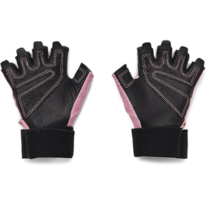 Half Finger Gym Fitness <b>Gloves</b> Pink Mesh Adjustable Wrist Strap Unisex for <b>Training</b> Workout - Product Image 2