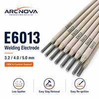 Électrode de soudage en acier au carbone E6013 3,2 mm 4 mm 5 mm pour travaux de réparation et d'entretien généraux, baguettes à faible projection AC/DC