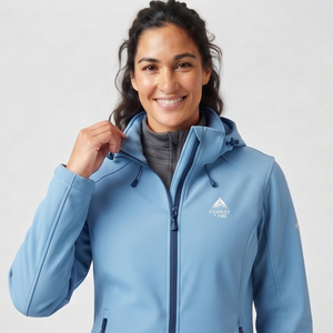 Chaqueta Softshell al por Mayor para Mujer, Impermeable, para Senderismo al Aire Libre, Fabricante Personalizado, Chaqueta Softshell con Capucha para Mujer - Product Image 6