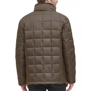 Men's Retro Style Puffer Jacket Quilted Winter Full Zip <b>Warm</b> Casual Streetwear Fashion Outerwear - Product Image 3