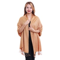 Écharpe en soie/cachemire tissée à la main, style estival tendance pour femmes, unie/à rayures, surdimensionnée, douce, 70x200cm, accessoire élégant