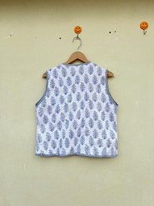 Indian Handmade 100% Cotton Eco-Friendly Quilted Anti-Wrinkle Quick Dry Breathable Front Pocket <b>Covered</b> <b>Button</b> Autumn Winter - Product Image 3