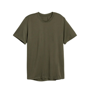 เสื้อยืดคอกลมแขนสั้นผ้าฝ้าย 100% สวมใส่สบาย ทรงปกติ สำหรับผู้ชาย มีไซส์และสีให้เลือกตามสั่ง พร้อมโลโก้ด้านหน้า ระบายอากาศได้ดี แห้งเร็ว - Product Image 3
