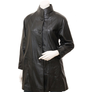 Chaquetas de Cuero para Mujer, Nuevas, Elegantes, Casuales, de Color Sólido, Chaqueta de Cuero Genuino para Mujer, Súper Calidad, Precio Accesible - Product Image 1
