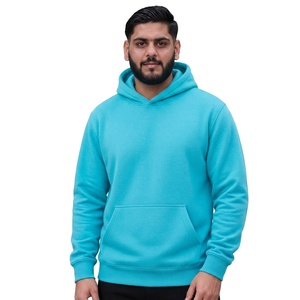 Sudadera con Capucha Verde Menta para Hombre, Color Sólido, Felpa de Algodón, Estilo Casual, para Invierno, Corte Holgado, Logotipo Personalizado - Product Image 5