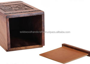 Urnes funéraires en bois pour cendres humaines, vente en gros, tailles personnalisées, fournitures funéraires - Product Image 6
