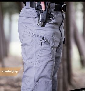 Pantalones Cargo Tácticos para Hombre, con Múltiples Bolsillos, para Trabajo, Senderismo, Invierno, Color Negro, Corte Automatizado - Product Image 5