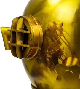 Casco de Buceo Marítimo Antiguo Pulido, Casco de Buceo Profundo, Casco de Buceo de Latón de la Marina de Boston Mark V - Product Image 4