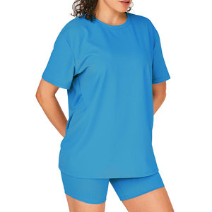 Premium Quality Women's Shorts <b>Sets</b> Classic Stylish Fashionable Casual Look Knitted Fabric Customized Private Label Shorts <b>Sets</b> - Product Image 6