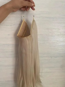 Extensiones de Cabello Halo de Excelente Calidad, Extensiones de Cabello Humano con Hilo Invisible para Mayor Longitud y Volumen de Forma Instantánea, Disponibles para la Venta - Product Image 5
