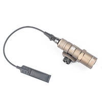 Senter Mini M300B LED 600 Lumens Senter Taktis Lampu Putih Versi Tombol Tekan Tunggal