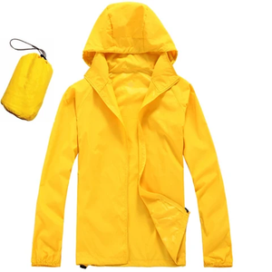 Men's Jackets Lightweight Hooded Windbreaker Water Resistant Full Zip Outdoor Jacket Custom Logo Private Label Supplier - Product Image 5