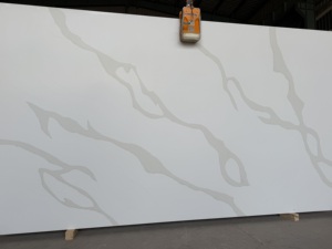 หินควอตซ์เทียมลายหินอ่อน Calcatta Talesto สำหรับห้องครัวและห้องน้ำสมัยใหม่ - Product Image 1
