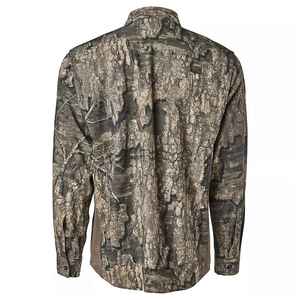 Camisa de Caza de Manga Larga para Hombre, Camuflaje, Transpirable, de Poliéster Suave, para Otoño, con Logotipo en la Manga Izquierda - Product Image 4