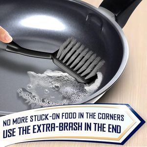 Set di 4 Spazzole per Piatti con Manico Lungo Antiscivolo, Spugne per Pulizia di Piatti, Bottiglie e Colliere - Product Image 2