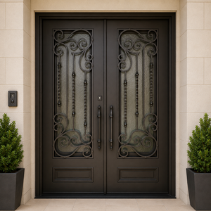 Puertas de Acero de Primera Calidad para el Hogar: Estilos de Puertas de Hierro Forjado Seguras y Entradas de Seguridad de Acero Ornamental Diseñadas con una Perfección Absoluta - Product Image 2