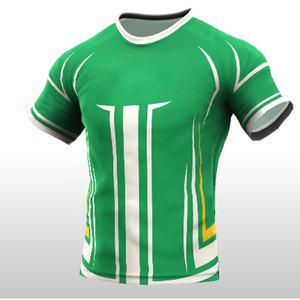 Camiseta de Rugby con impresión por sublimación personalizada, el mejor diseño - Product Image 3