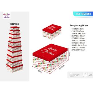 Deluxe 10 pezzi regalo di natale in una lussuosa scatola regalo per feste - Product Image 6