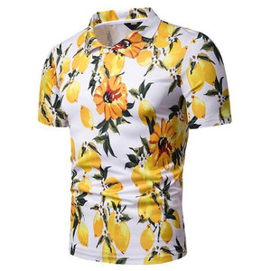 โรงงาน OEM เสื้อโปโลผู้ชายคุณภาพสูงแบบซับลิเมชั่น รับผลิตเสื้อพิมพ์ลายขายส่ง แขนสั้น ผ้าถักโพลีเอสเตอร์ ใส่สบาย - Product Image 3