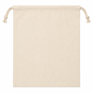 Simple 100% Cotton <b>Canvas</b> <b>Drawstring</b> <b>Bag</b> Medium Eco-Friendly Reusable Daily Use Shopping Custom Logo - Product Image 4