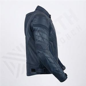 Chaqueta de Motociclista de Cuero Genuino para Hombre de la Mejor Calidad, Nueva Colección de Invierno, Chaquetas de Motocicleta con Protecciones Desmontables Personalizadas - Product Image 3