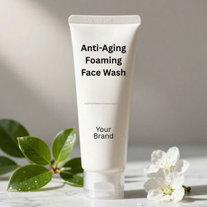 Nettoyant moussant anti-âge pour le visage avec formule stimulante du collagène pour la réduction des rides, le raffermissement et une peau éclatante et jeune, OEM ODM - Product Image 3