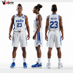 Uniformes de baloncesto de diseño personalizado, precio competitivo, buena calidad, secado rápido, 100% poliéster, en venta, vafir - Product Image 5