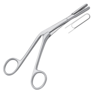 Pinzas para pólipos nasales CRAIG, instrumento quirúrgico ORL manual de acero inoxidable, certificado CE, clase I, para uso en quirófano - Product Image 1