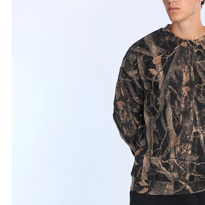 Sweat-shirt décontracté vert camouflage à col rond pour hommes et femmes, pull élégant à imprimé camouflage pour le streetwear et le quotidien - Product Image 5