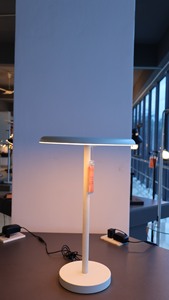 Modern LED <b>Table</b> Lamp <b>Foldable</b> <b>Plastic</b> Round Shade Elegant Style Adjustable Light CCT included Round Base Metal Durable - Product Image 5