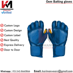 Guantes de Bateo de Béisbol Profesionales, Palma de Cuero Reforzado, Ajuste Cómodo y Duradero, Diseño Ligero - Product Image 6
