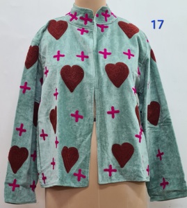Veste en velours brodée Suzani en coton, faite à la main, de luxe, taille unique, modeste, unisexe, style ouzbek, dernière tendance britannique - Product Image 4