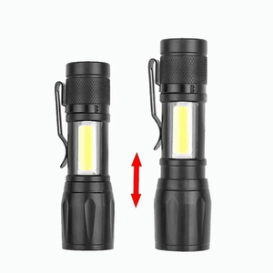 ไฟฉาย LED แบบชาร์จไฟผ่าน USB 2 แพ็ค ไฟทำงานสำหรับตั้งแคมป์ขนาดเล็ก แบบเลือกเองได้ (เฉพาะการจัดส่ง USPS.TK/TMEU) - Product Image 2