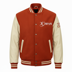 Winter Fashion Varsity <b>Jacket</b> High School Hooded Front Logo Polyester/Cotton Breathable Eco-Friendly Unisex - Product Image 1