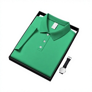 Men's Black Shirt Short Sleeve Digital Printing Logo Breathable Casual Jersey Knitted Polyester/Cotton Solid Front Design Button - Product Image 2
