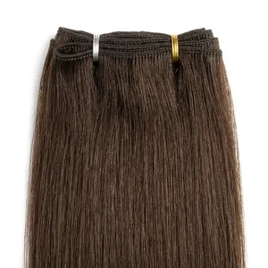 Perruque complète en dentelle 100 % cheveux humains Remy, lisse, avec mèches, longue, brune, texture ondulée naturelle, personnalisable - Product Image 6