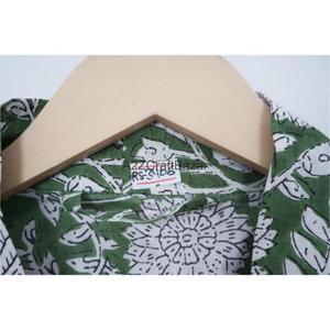 ชุดนอนผู้หญิงผ้าฝ้าย 100% ลายดอกไม้โรแมนติก ชุดเซ็ตสำหรับฤดูใบไม้ร่วง/ฤดูหนาว/ฤดูใบไม้ผลิ/ฤดูร้อน คอวี แขนยาวเต็มตัว - Product Image 4