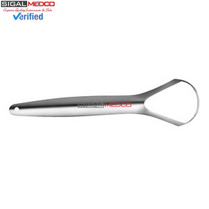 Raspador de Lengua Metálico, Limpiador de Lengua de 6 Pulgadas, Instrumento de Cuidado Bucal y Dental, Acero Inoxidable de Grado Alemán, Reutilizable, Profesional - Product Image 3