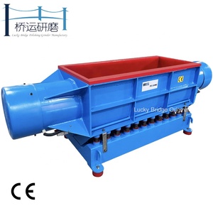 Machine de finition vibratoire TV350 <span class=keywords><strong>600L</strong></span> : Vibrateur linéaire horizontal industriel pour le débavurage et le meulage des surfaces métalliques - Product Image 2