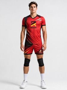 Professional volleyball uniform crafted for speed comfort and reliable performance with breathable lightweight <b>materials</b> - Product Image 4